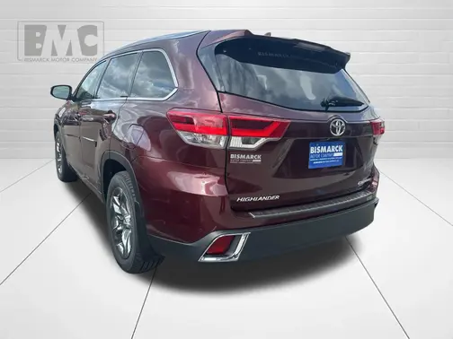 Red 2019 Toyota Highlander Limited Platinum