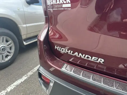 Red 2019 Toyota Highlander Limited Platinum