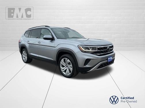 Pyrite Silver Metallic 2022 Volkswagen Atlas 3.6 SE w/ Technology