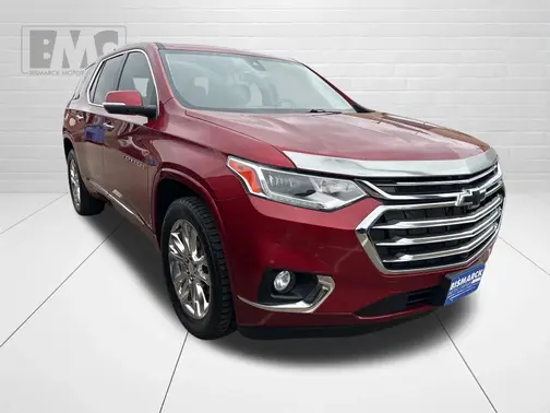 Red 2021 Chevrolet Traverse High Country