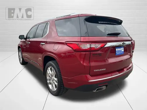 Red 2021 Chevrolet Traverse High Country