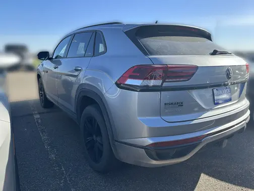 Silver 2023 Volkswagen Atlas Cross Sport 3.6L V6 SEL R-Line