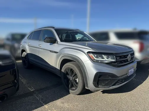 Silver 2023 Volkswagen Atlas Cross Sport 3.6L V6 SEL R-Line