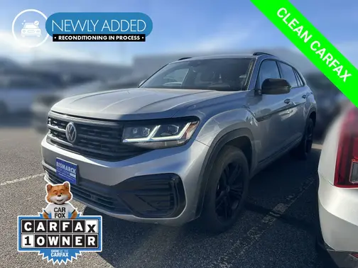 Silver 2023 Volkswagen Atlas Cross Sport 3.6L V6 SEL R-Line