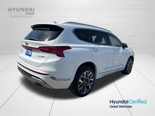 Serenity White Pearl 2023 Hyundai SANTA FE Calligraphy