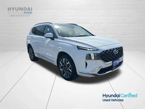 White 2023 Hyundai SANTA FE Calligraphy
