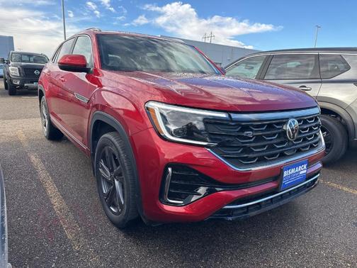 Aurora Red Metallic 2024 Volkswagen Atlas Cross Sport 2.0T SEL R-Line