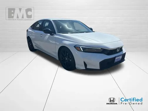 White 2025 Honda Civic Sport