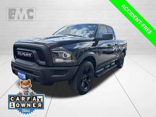 Diamond Black Crystal Pearlcoat 2021 RAM 1500 Classic Warlock Quad Cab 4x4 6'4' Box