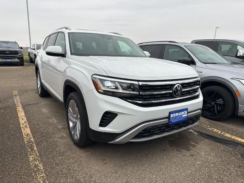 Pure White 2021 Volkswagen Atlas 2.0T SEL