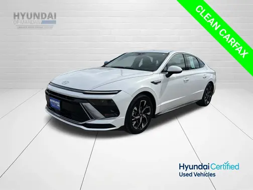 White 2025 Hyundai SONATA SEL