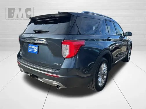 Blue 2022 Ford Explorer Limited