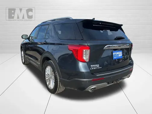 Blue 2022 Ford Explorer Limited