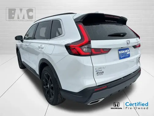 White 2025 Honda CR-V Hybrid Sport-L