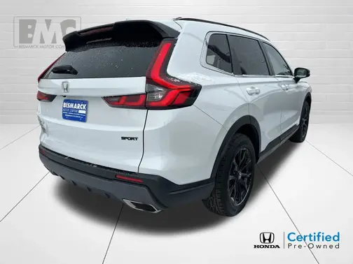 White 2025 Honda CR-V Hybrid Sport-L