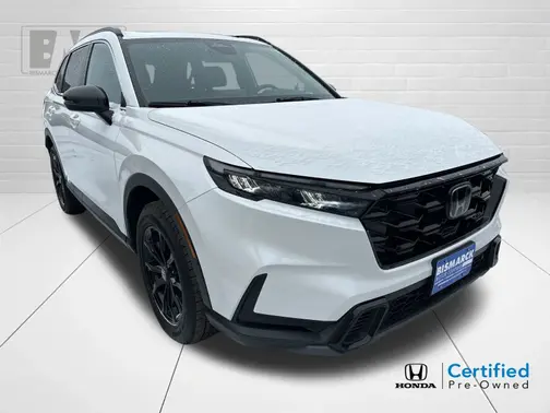 White 2025 Honda CR-V Hybrid Sport-L