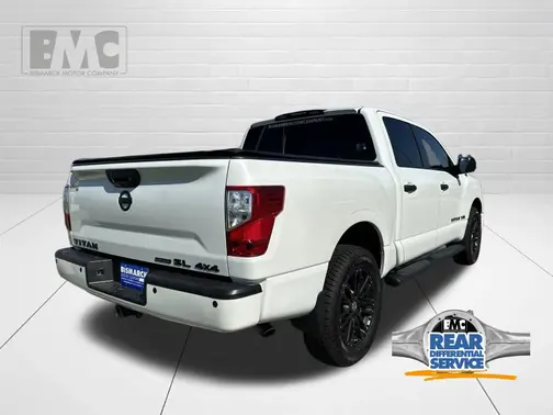 White 2018 Nissan Titan SL