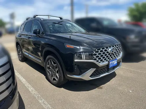 Black 2022 Hyundai SANTA FE HEV Limited