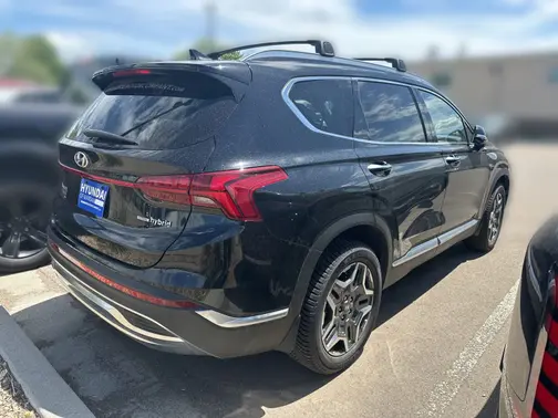 Black 2022 Hyundai SANTA FE HEV Limited