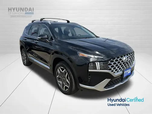 Black 2022 Hyundai SANTA FE HEV Limited