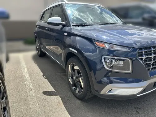 White 2025 Hyundai VENUE Limited
