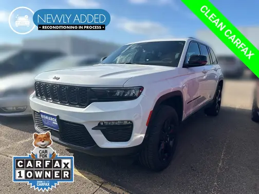 Bright White Clearcoat 2025 Jeep Grand Cherokee Limited
