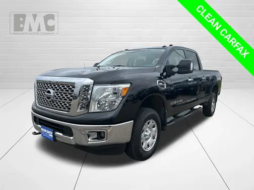 Black 2017 Nissan Titan XD SV