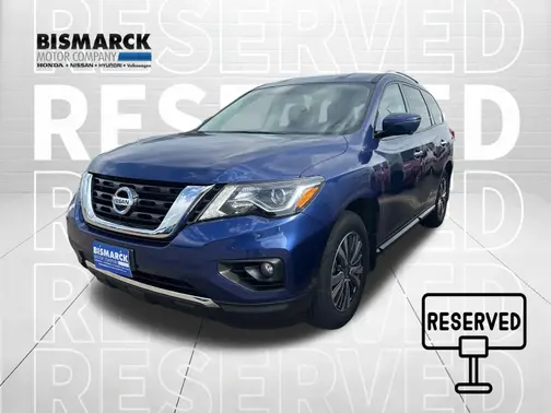 Blue 2019 Nissan Pathfinder SL