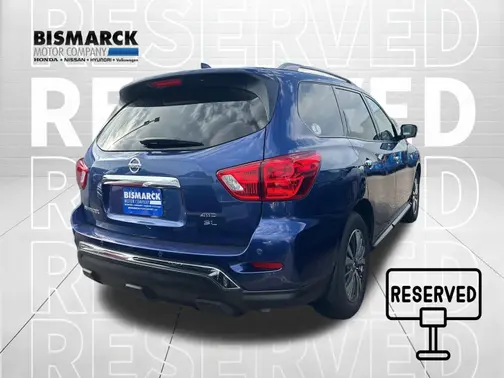 Blue 2019 Nissan Pathfinder SL