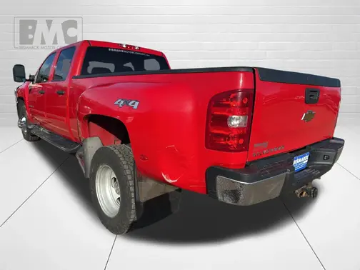 Red 2009 Chevrolet Silverado 3500 LT