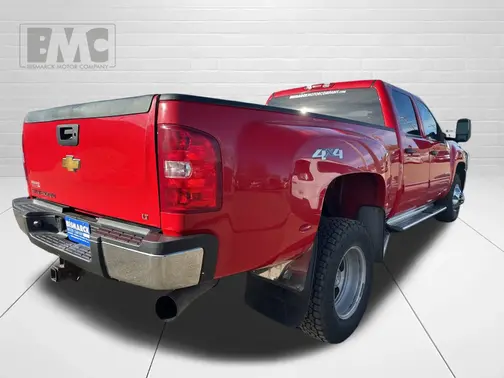 Red 2009 Chevrolet Silverado 3500 LT