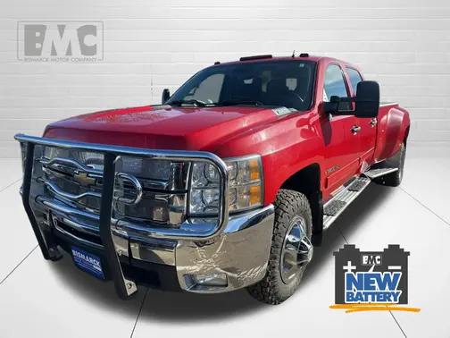 Red 2009 Chevrolet Silverado 3500 LT