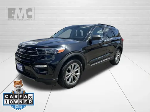 Black 2022 Ford Explorer XLT