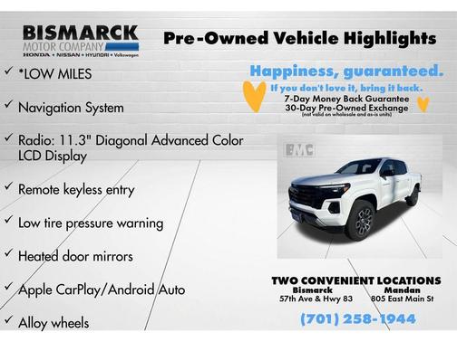 Summit White 2023 Chevrolet Colorado Z71