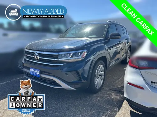 Blue 2021 Volkswagen Atlas 2.0T SEL