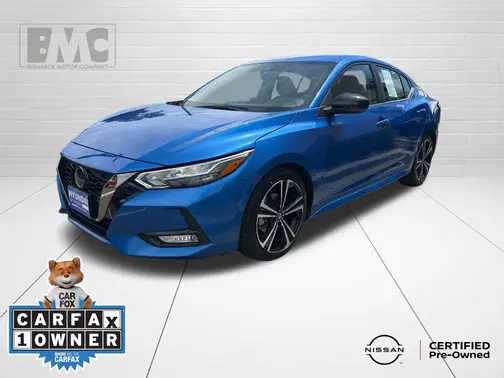 Blue 2023 Nissan Sentra SR