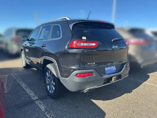 Black 2015 Jeep Cherokee Limited