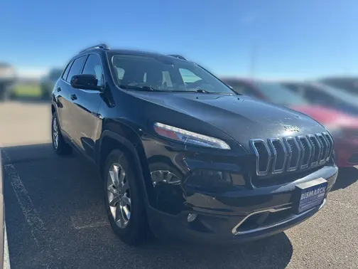 Black 2015 Jeep Cherokee Limited