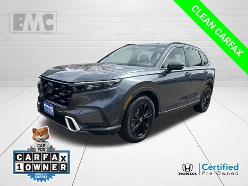 Gray 2025 Honda CR-V Hybrid Sport Touring