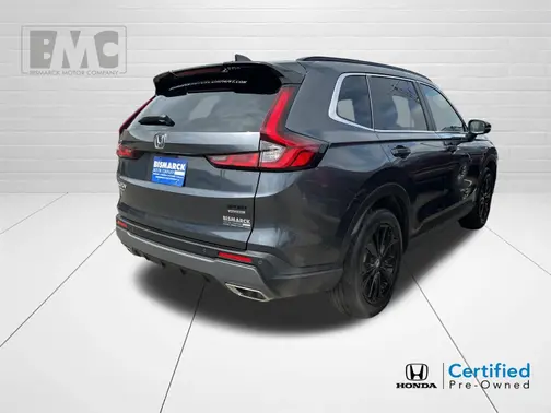 Gray 2025 Honda CR-V Hybrid Sport Touring