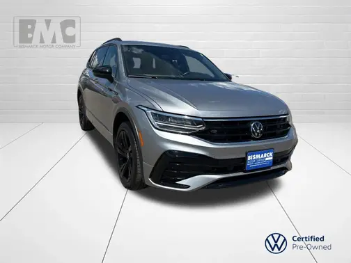 Silver 2024 Volkswagen Tiguan 2.0T SE R-Line Black