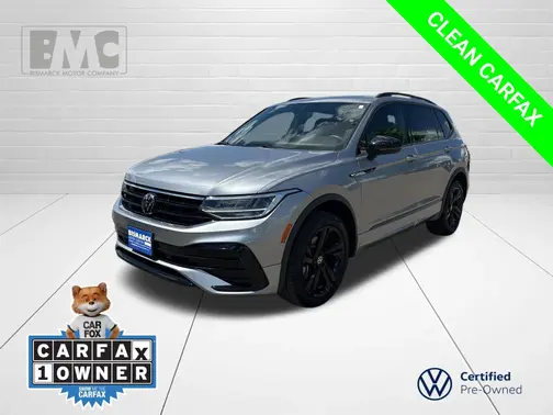 Silver 2024 Volkswagen Tiguan 2.0T SE R-Line Black