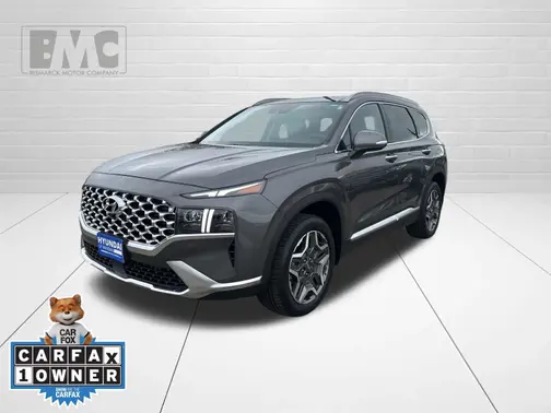 Gray 2022 Hyundai SANTA FE HEV Limited
