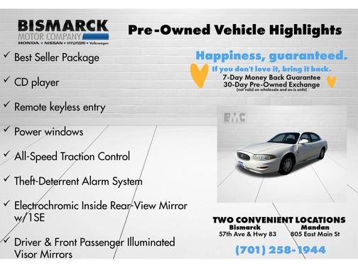 White Opal 2005 Buick LeSabre Custom