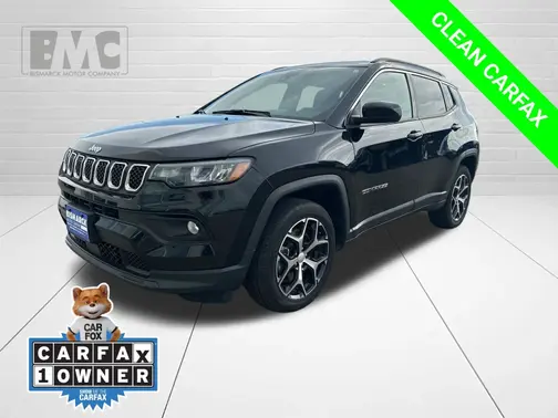 Black 2024 Jeep Compass Latitude