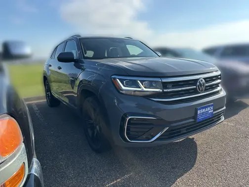 Gray 2022 Volkswagen Atlas Cross Sport 3.6L V6 SEL R-Line
