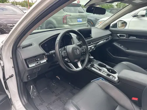 White 2024 Honda Civic EX-L