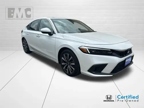 White 2024 Honda Civic EX-L