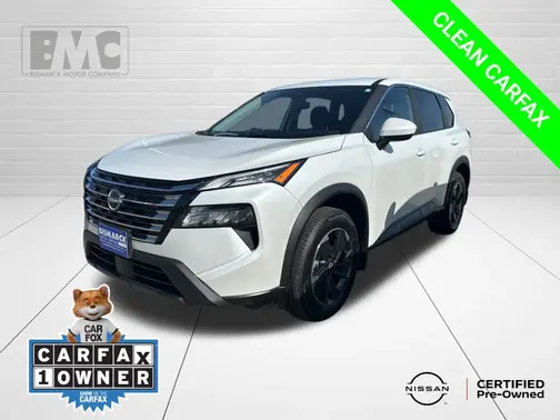 White 2025 Nissan Rogue SV