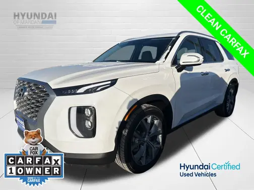 White 2021 Hyundai PALISADE SEL